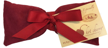 Eye Pillow in Plush Red Ultra-Suede